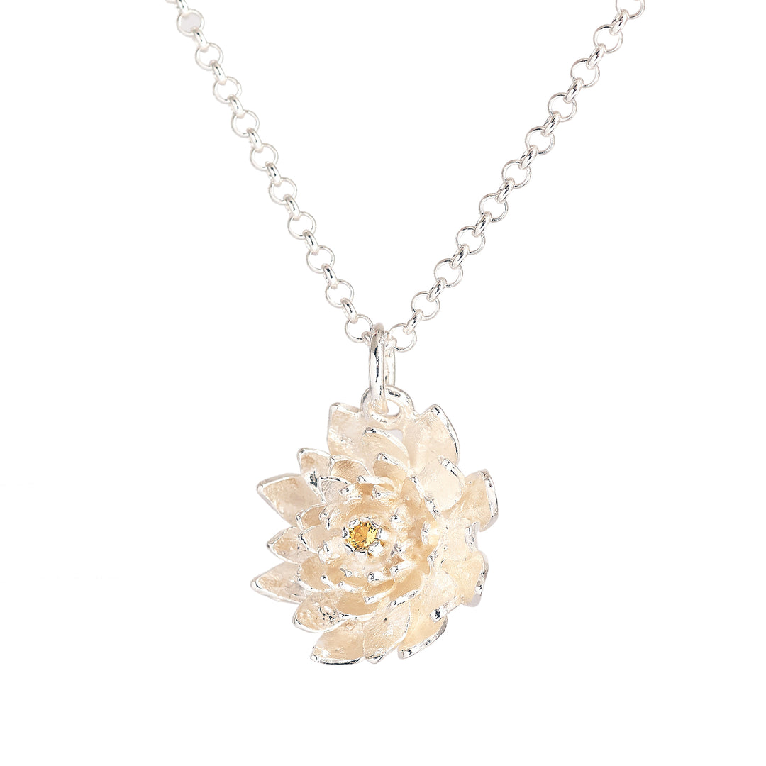 Chrysanthemum Flower Pendant