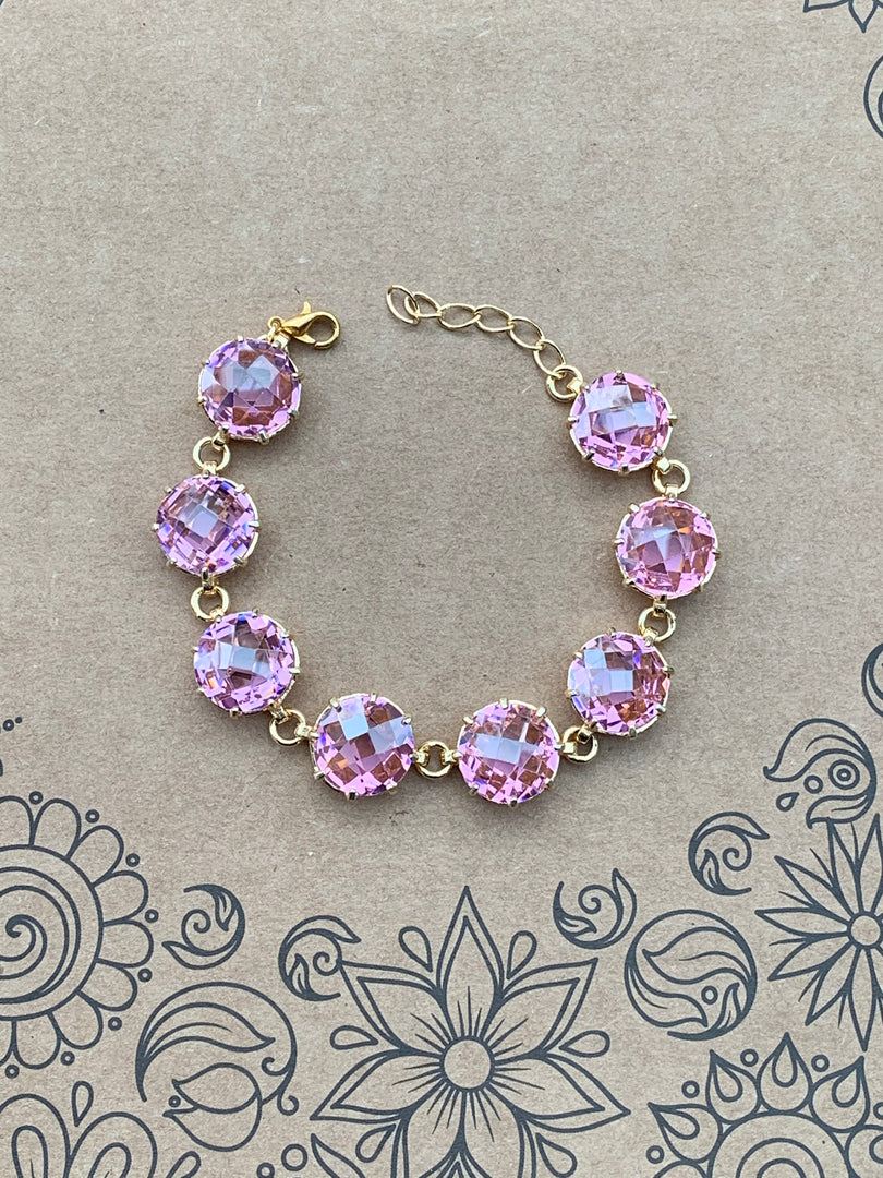 Raindrop Quartz Gold Bracelet