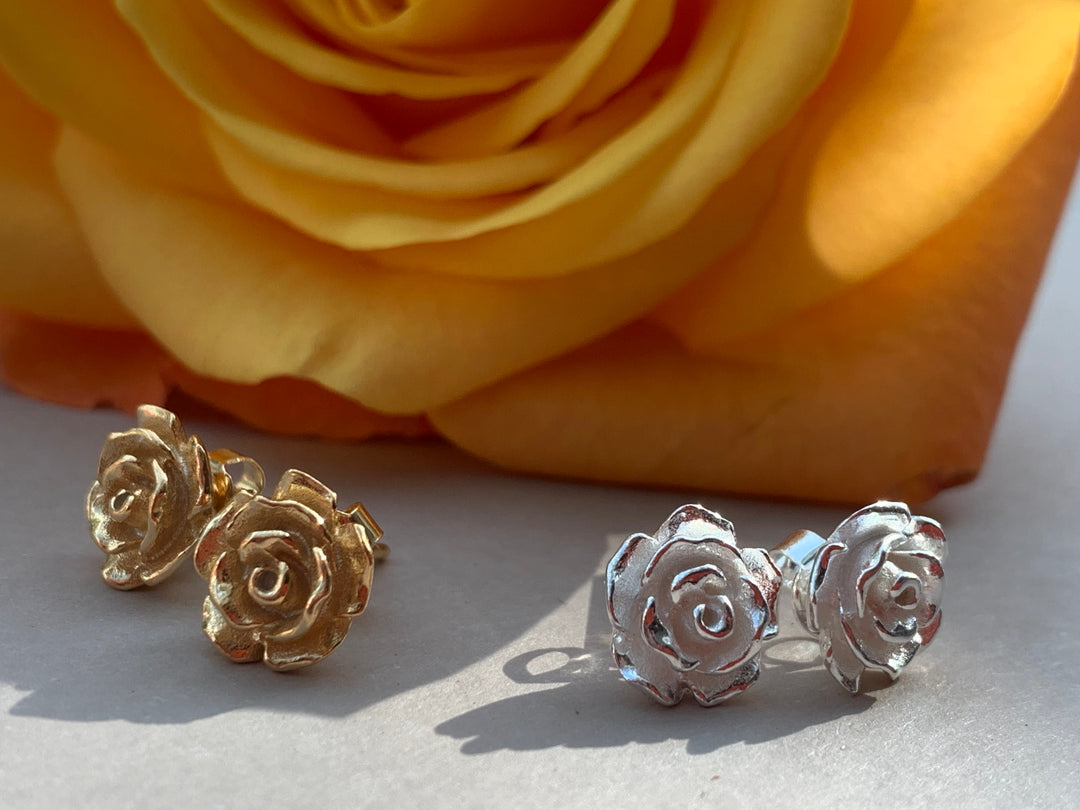 Rose Stud Earrings
