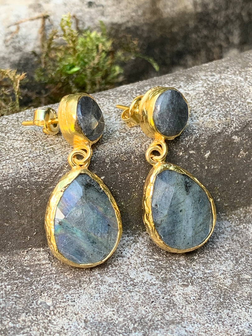 Labradorite Drop Earrings