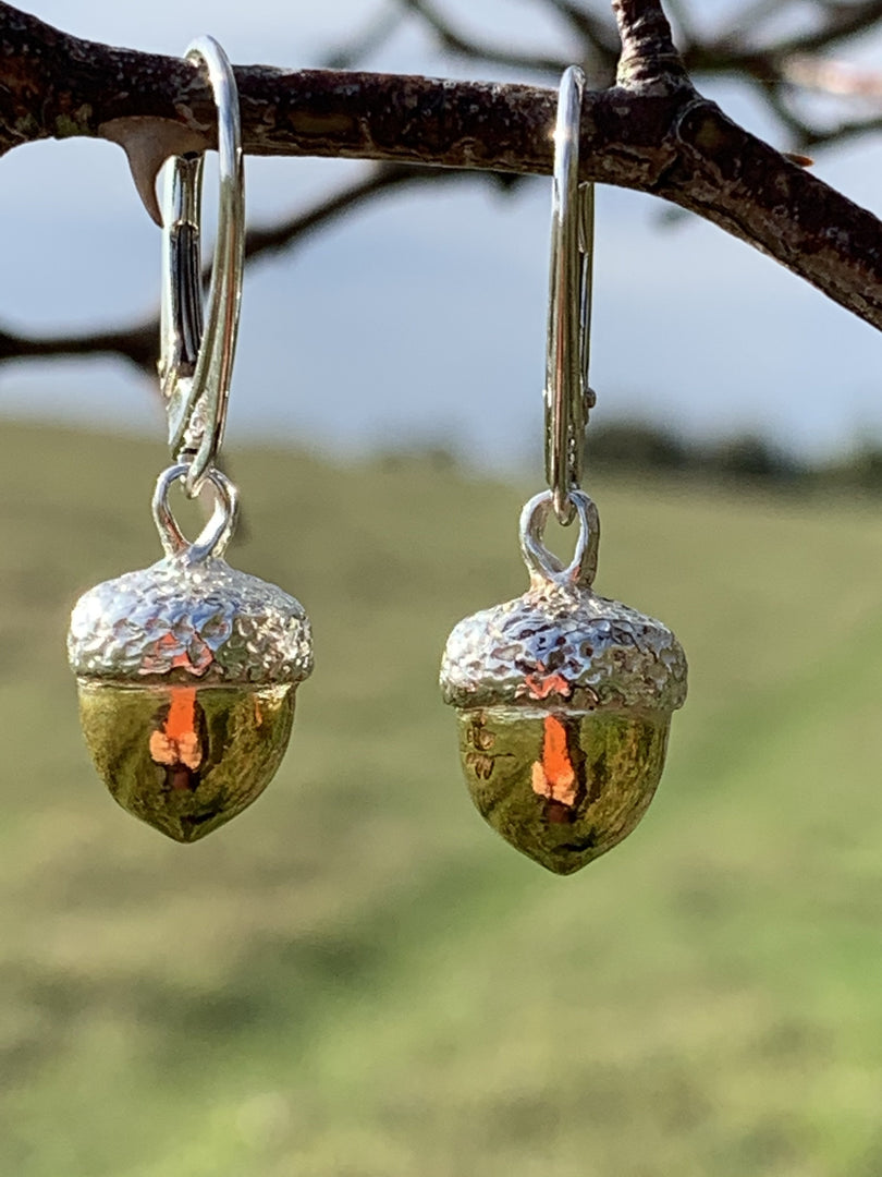 Oak Leaf and Acorn Pendant