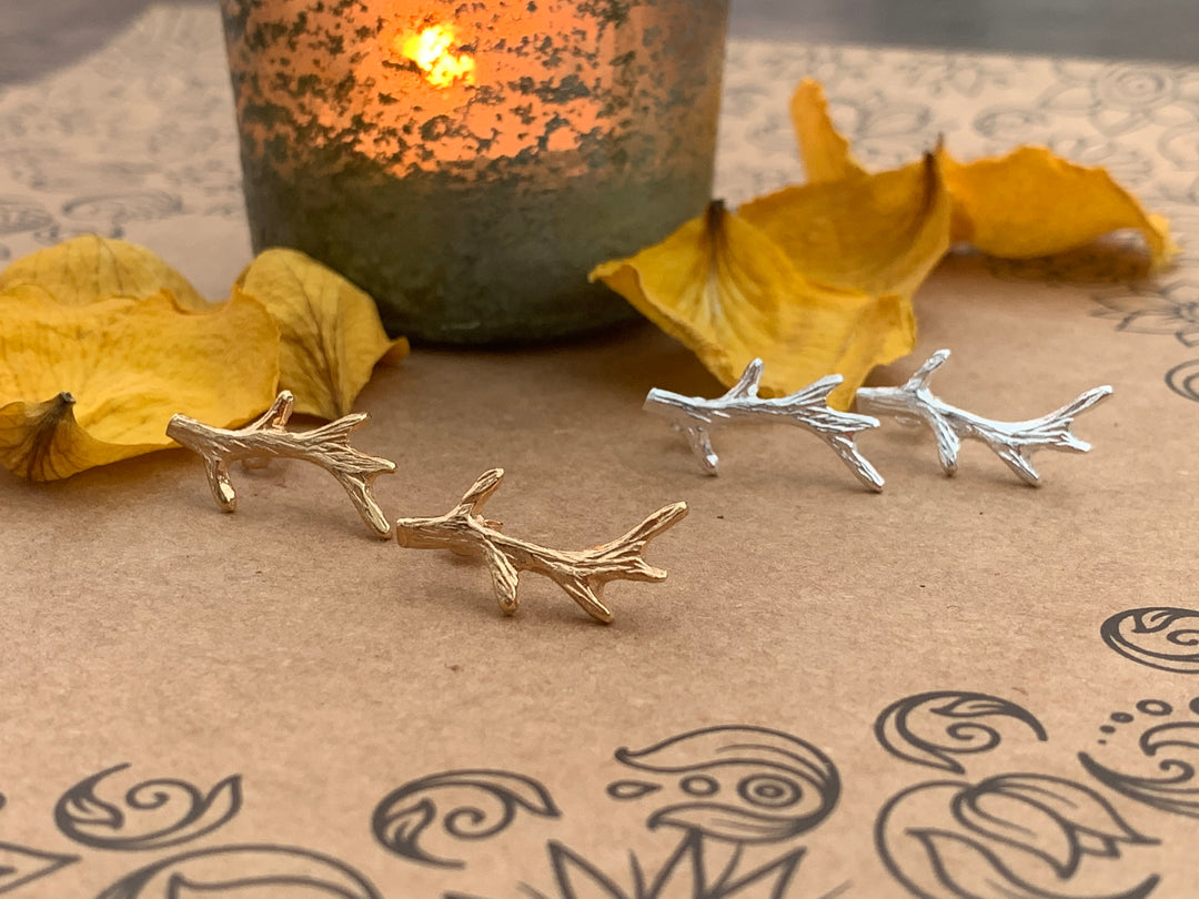Antler Stud Earrings