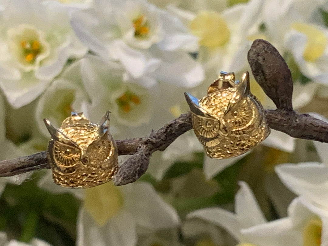 Owl Stud Earrings