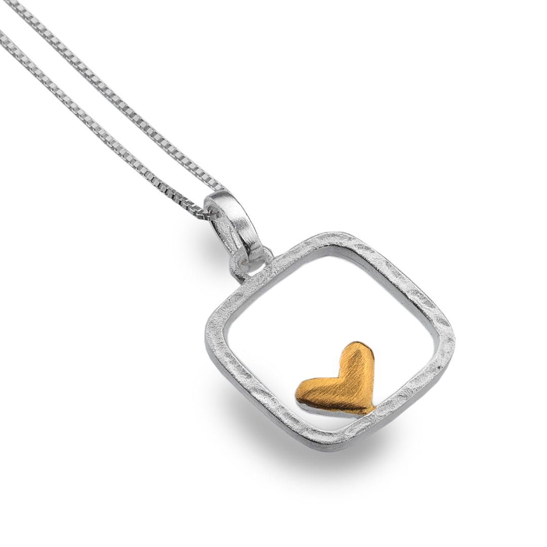 Heart In A Box Pendant