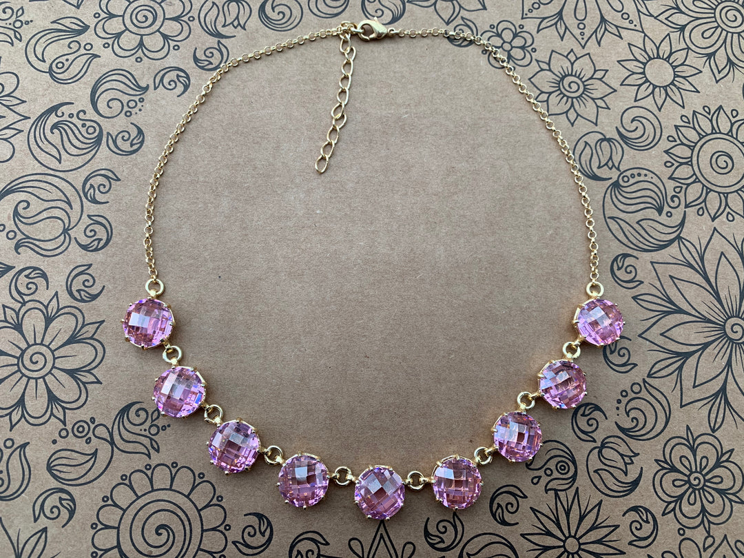 Raindrop Quartz Gold Necklace