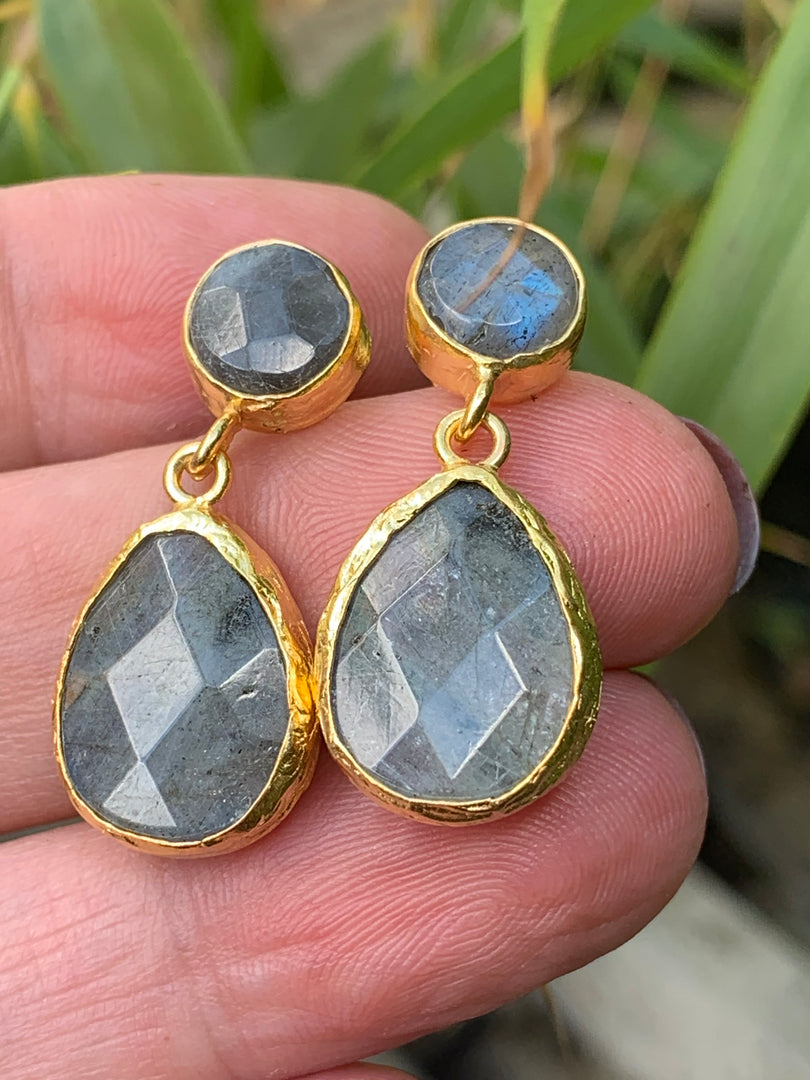 Labradorite Drop Earrings