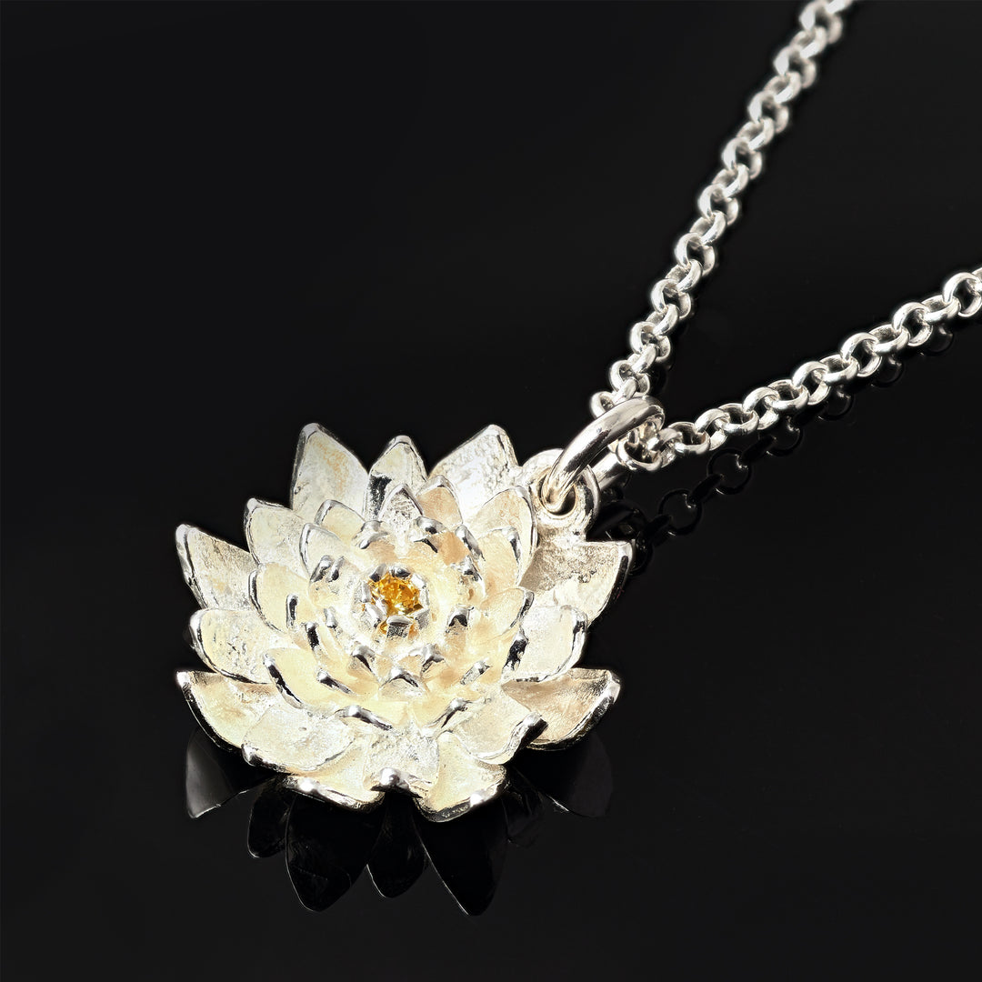 Chrysanthemum Flower Pendant