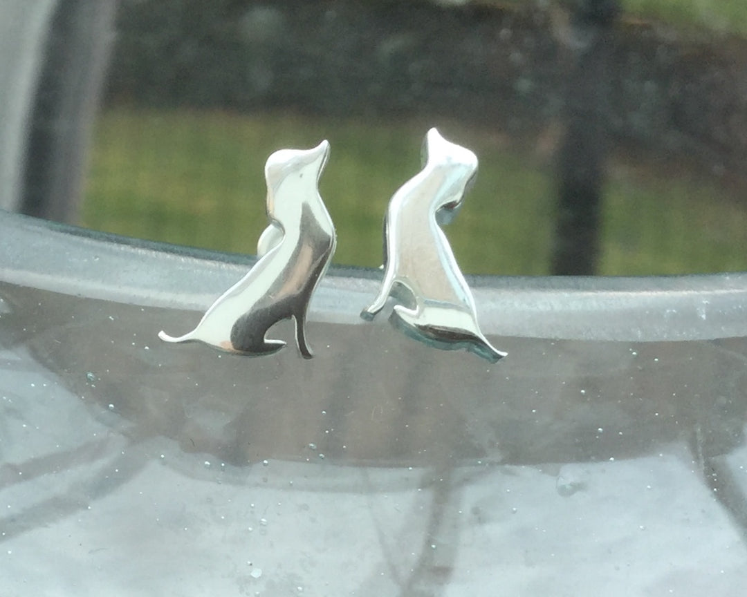 Puppy Dog Stud Earrings