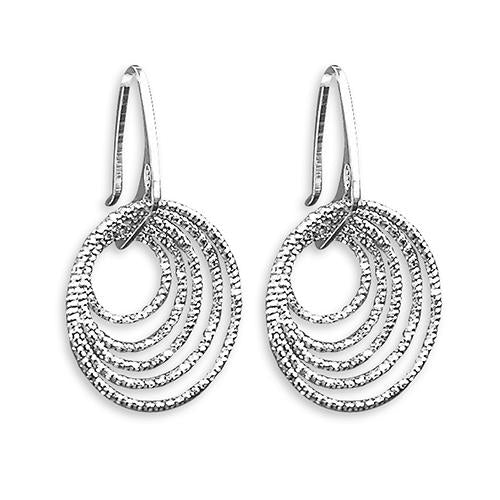 Multi Drop Hoop Earrings