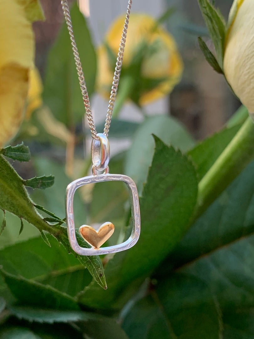 Heart In A Box Pendant