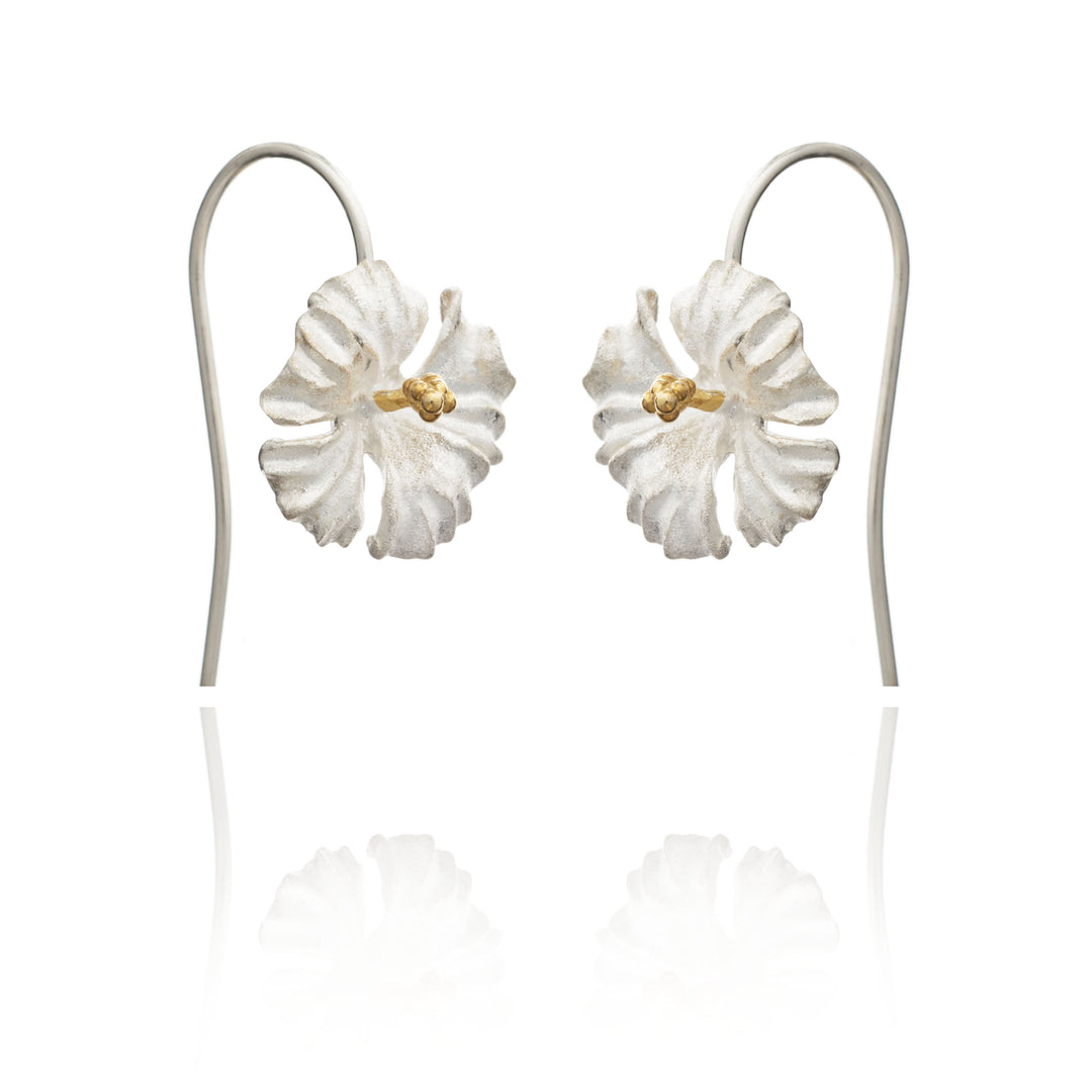 Hibiscus Flower Earrings