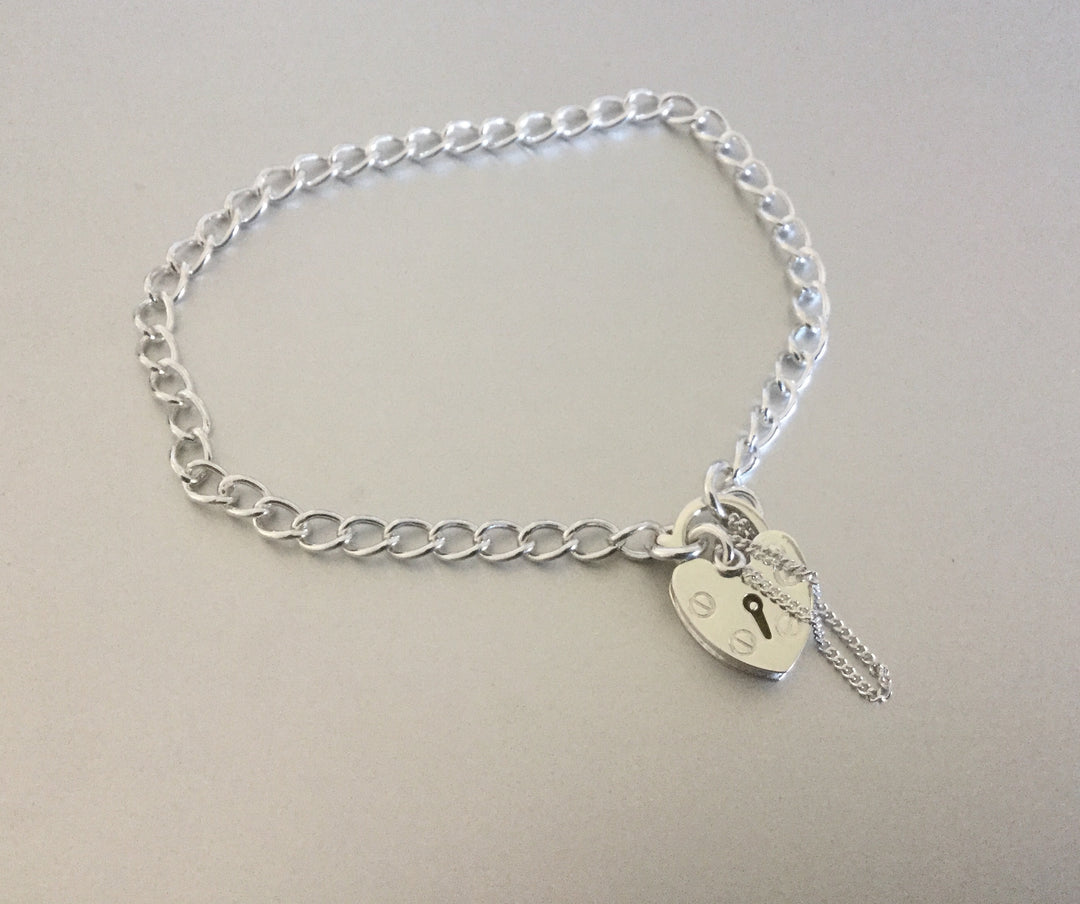 Heart Padlock Bracelet