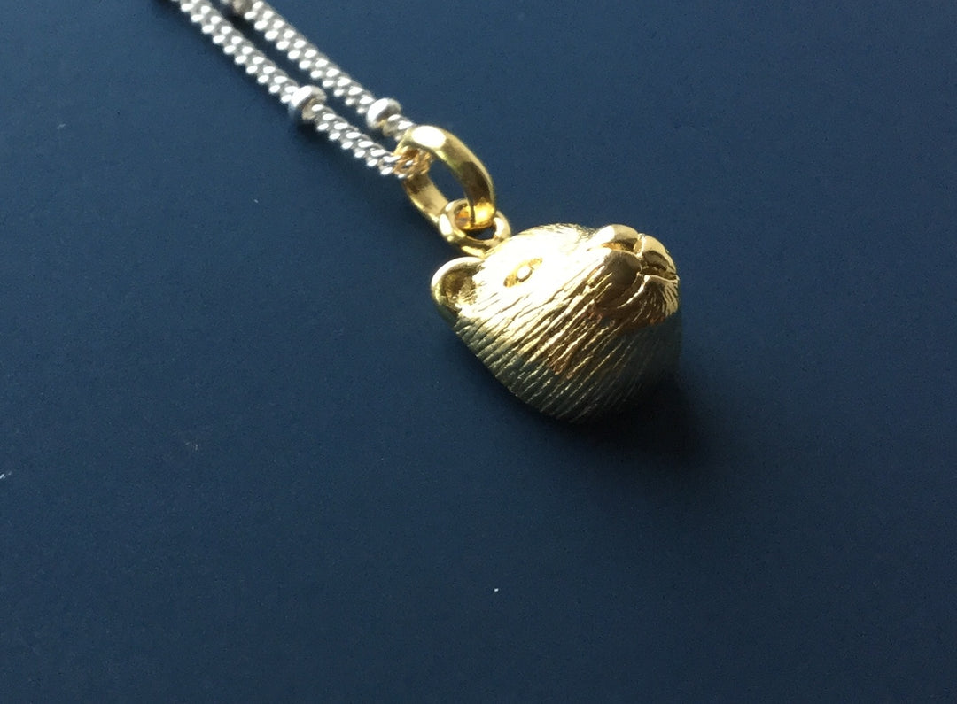 Golden Otter Pendant