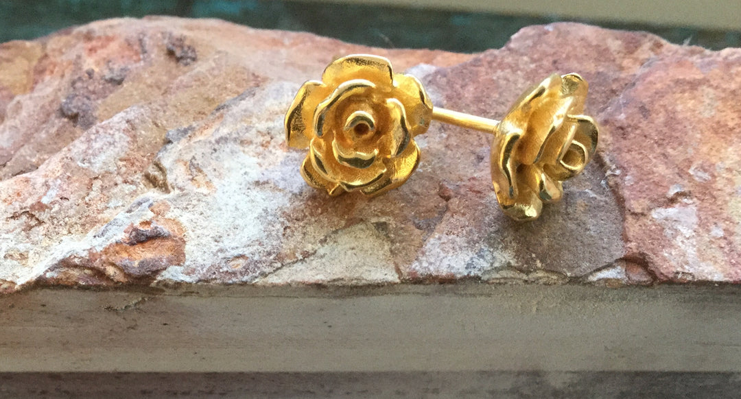 Rose Stud Earrings