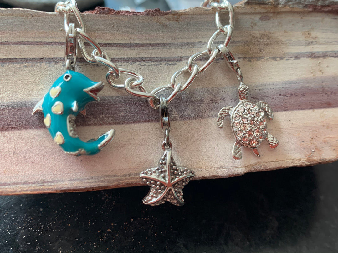Blue Fish Charm