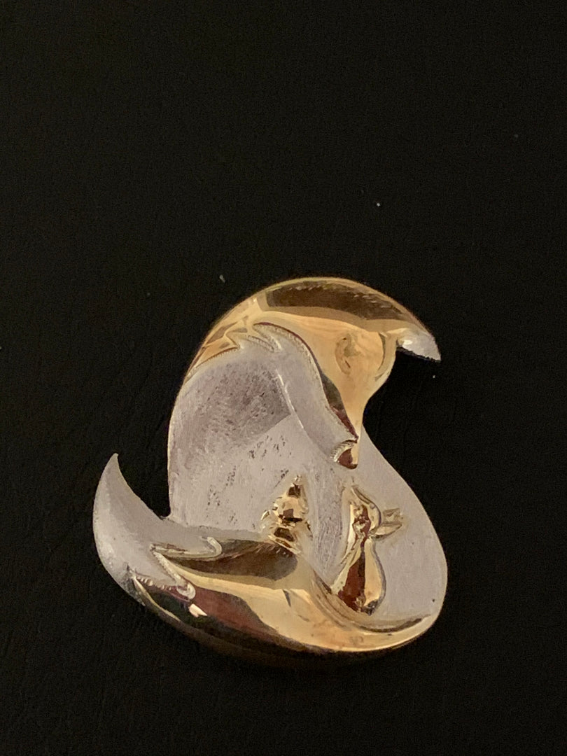 Mother fox Brooch