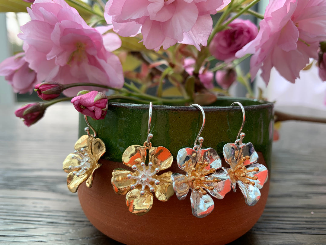 Spring Blossom Drop Earrings