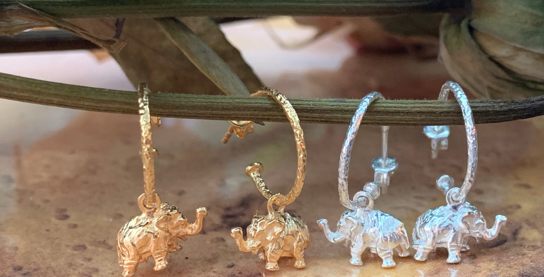 Baby Elephant Earrings