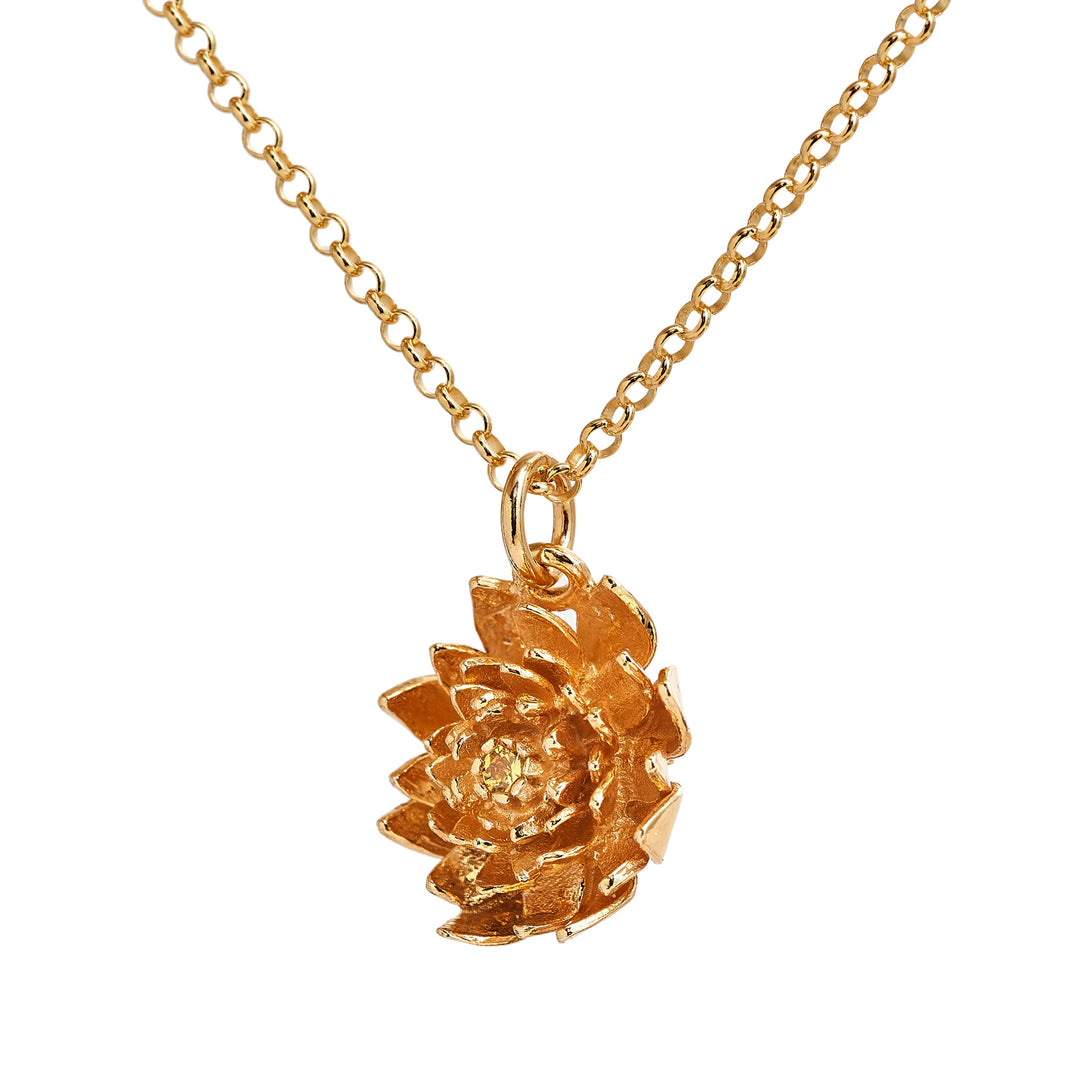 Chrysanthemum Flower Pendant