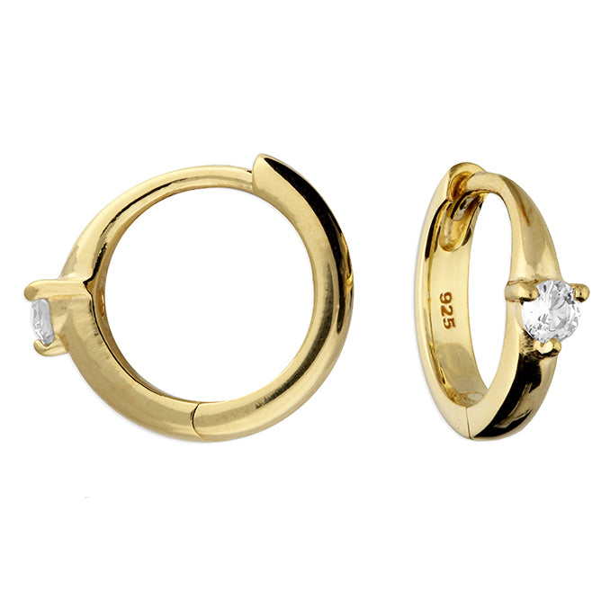 Hinged Huggie Earrings