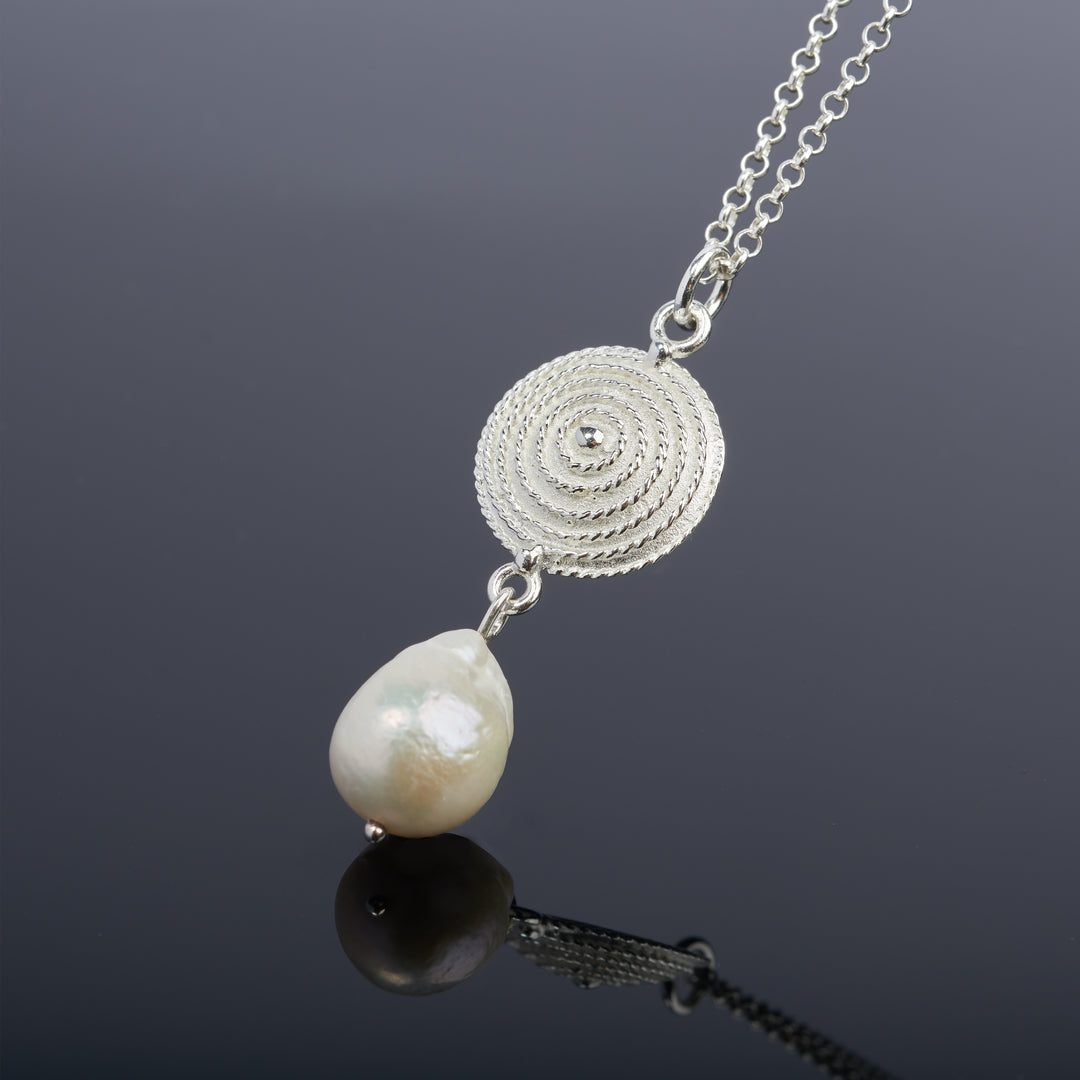 Drop Pearl Earrings