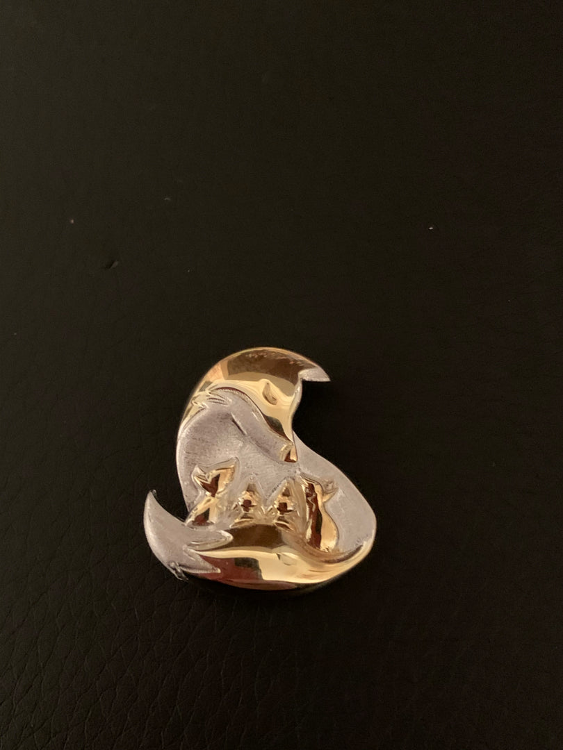 Mother fox Brooch