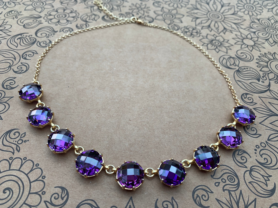 Raindrop Quartz Gold Necklace