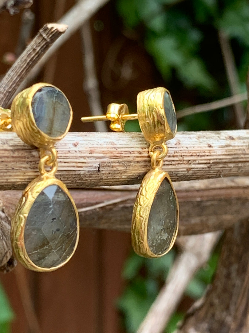 Labradorite Drop Earrings