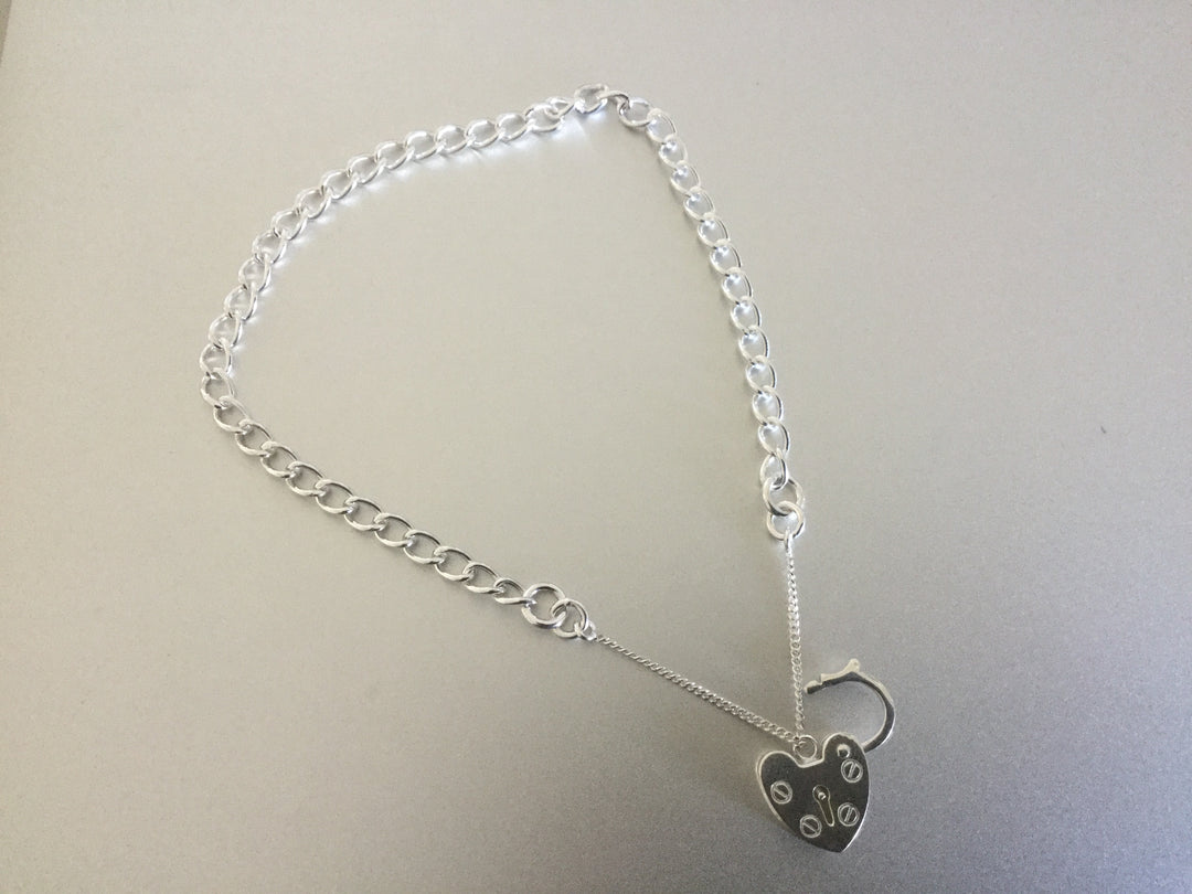 Heart Padlock Bracelet
