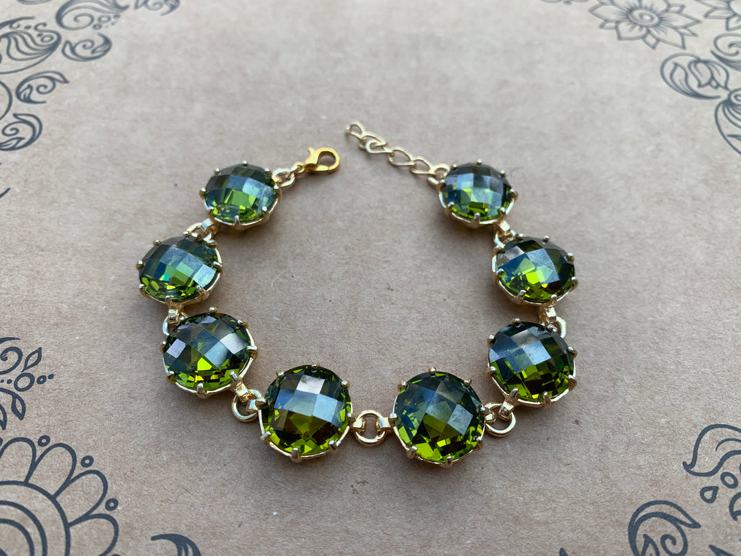 Raindrop Quartz Gold Bracelet