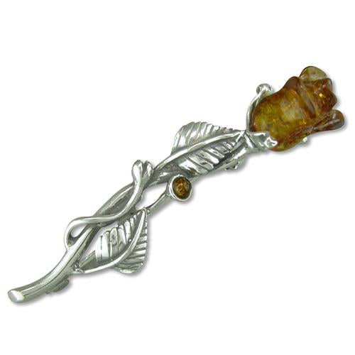 Amber Rose Brooch