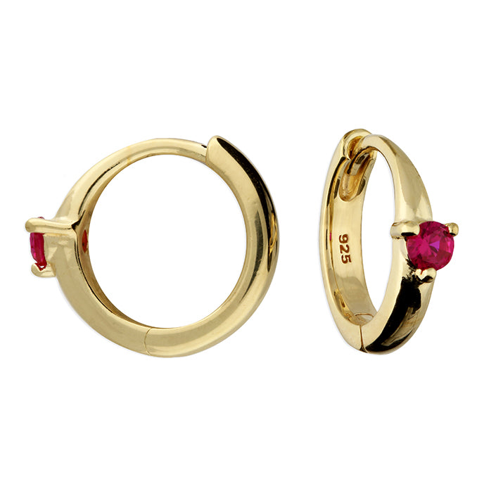 Hinged Huggie Earrings