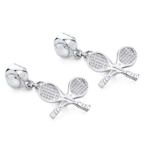 Racket and Ball Cufflinks