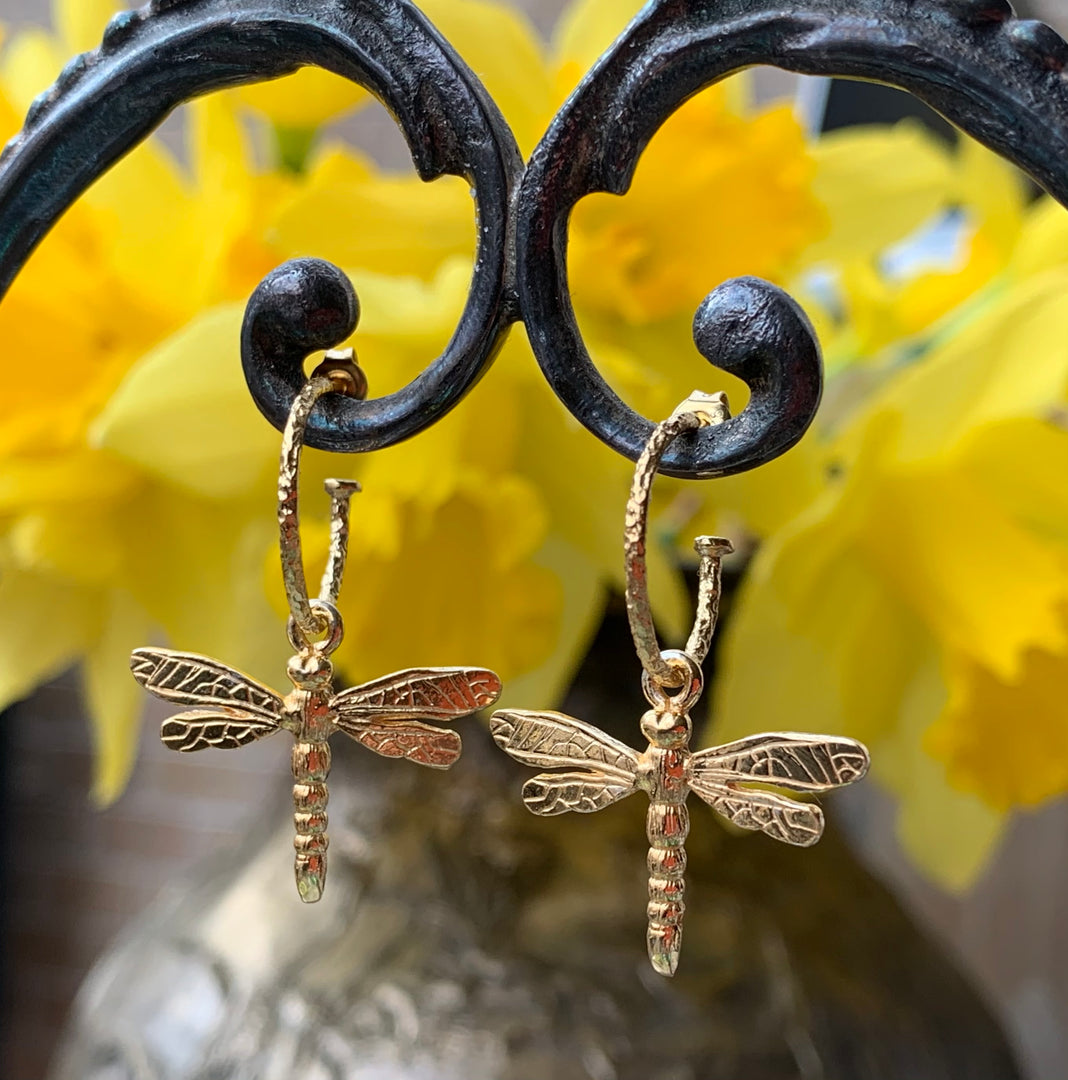 Dragonfly Drop Earrings