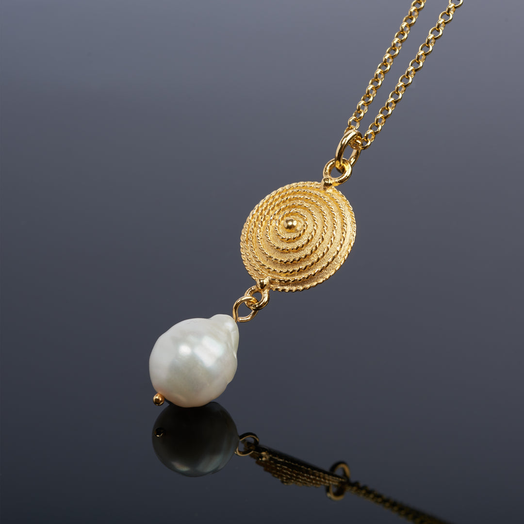 Drop Pearl Earrings