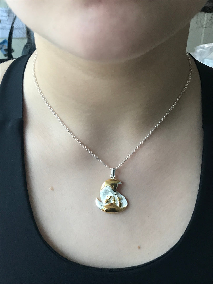 Fox and Cubs Pendant
