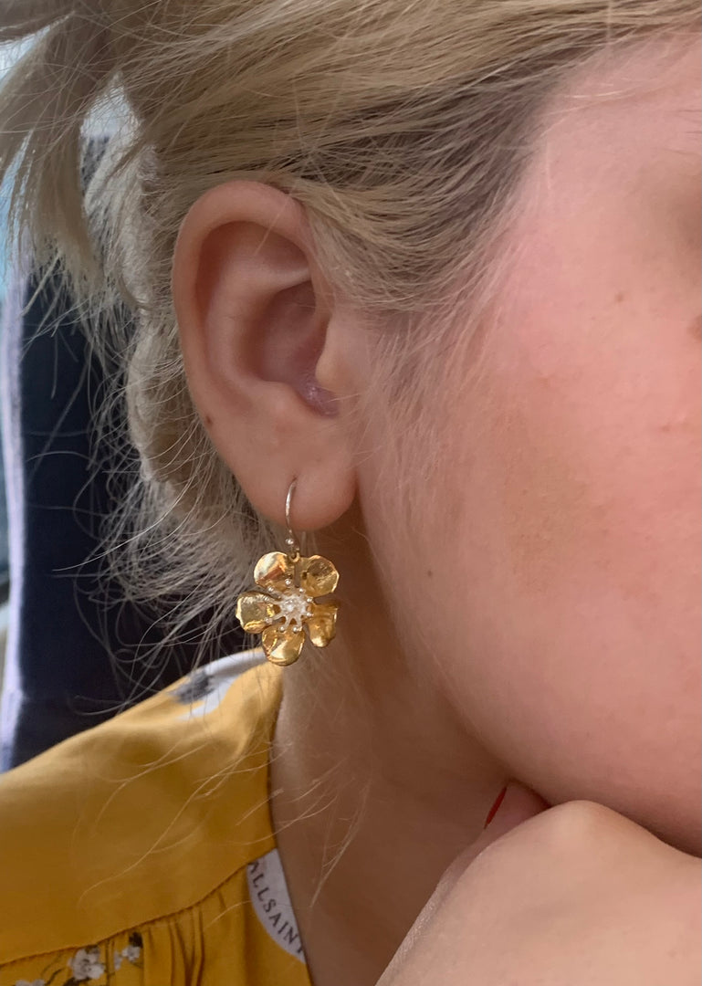 Spring Blossom Drop Earrings