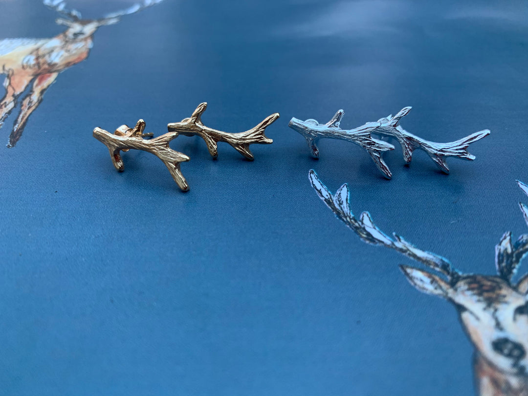 Antler Stud Earrings
