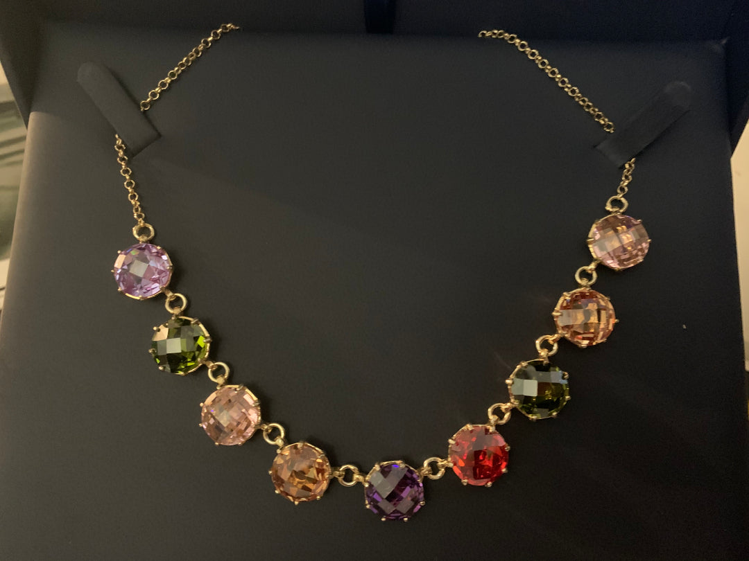 Raindrop Quartz Gold Necklace