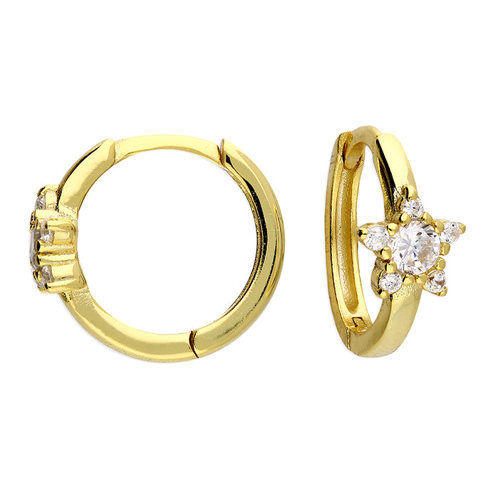 Star Huggie Earrings