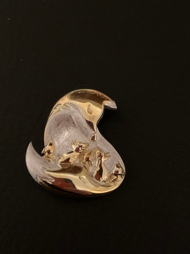 Mother fox Brooch