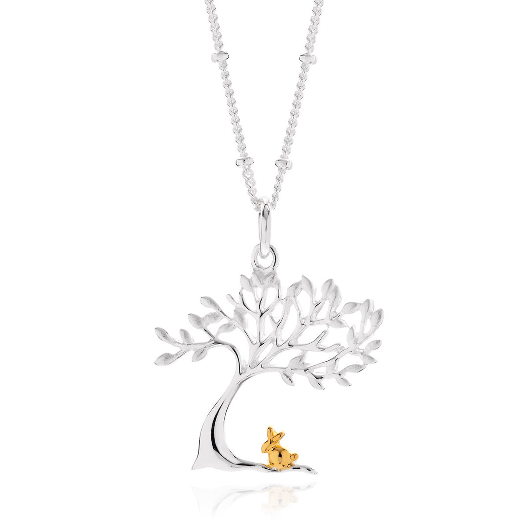 Bunny Under The Tree Pendant