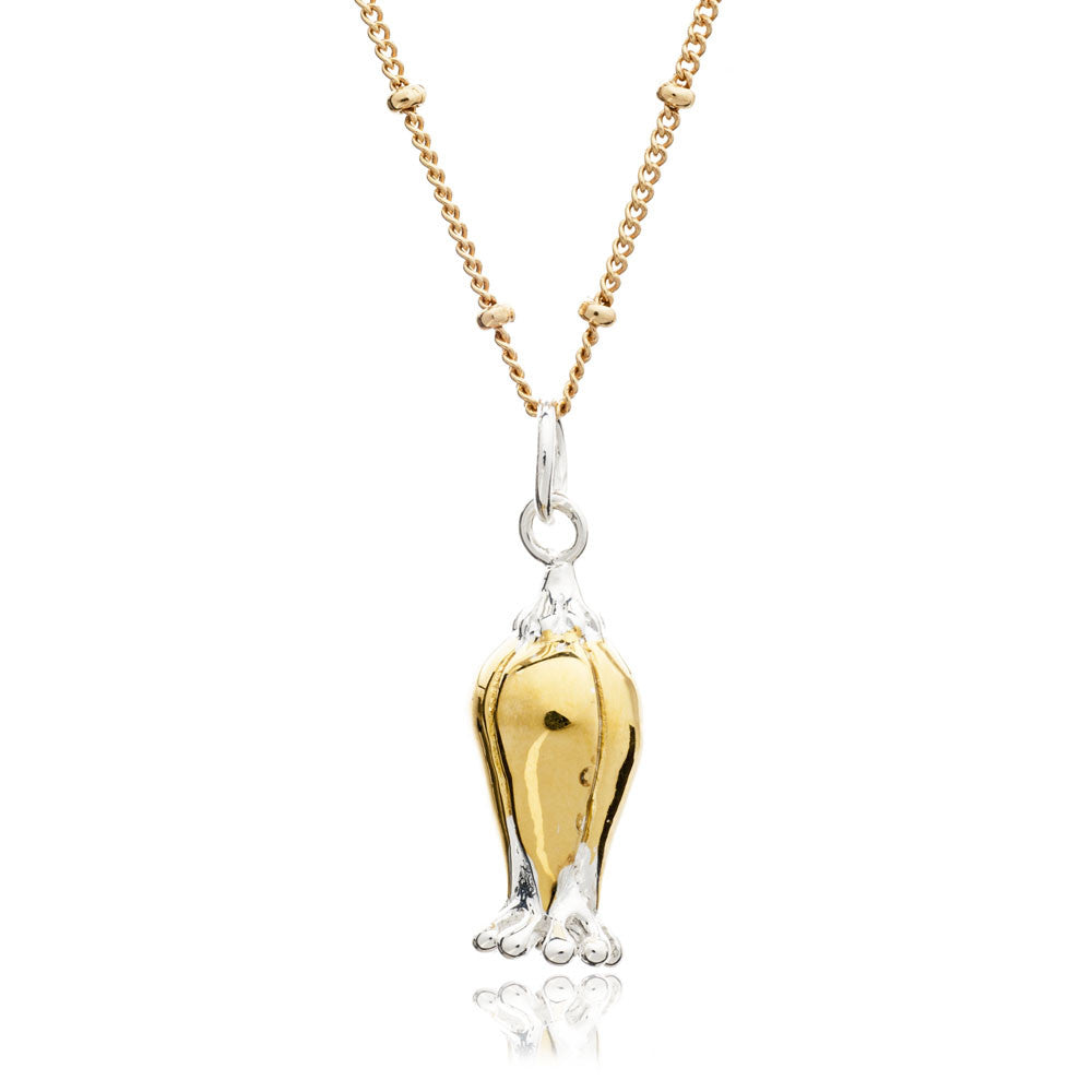 Golden Bluebell Pendant