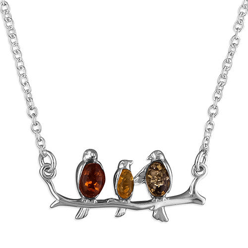 Three Birds On The Branch