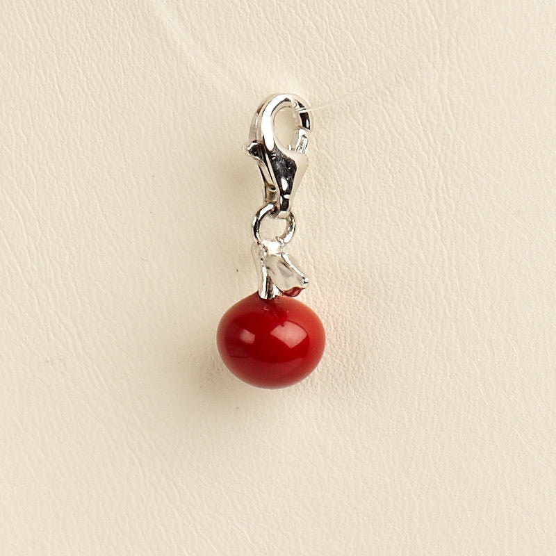 Enamel Apple Charm
