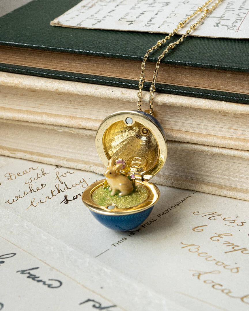 Easter Bunny Egg Locket