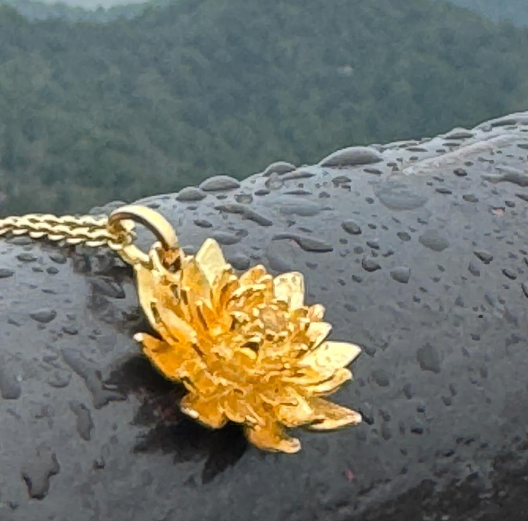Chrysanthemum Flower Pendant