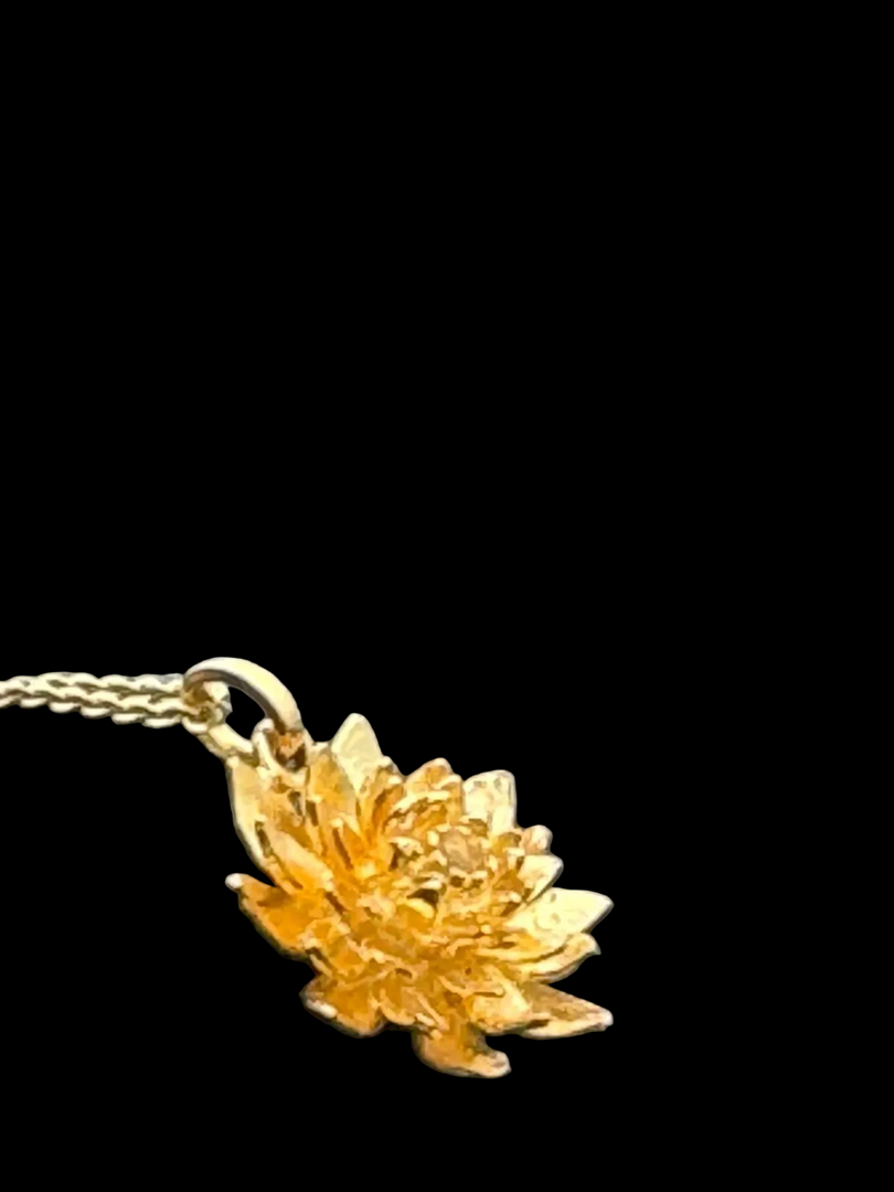 Chrysanthemum Flower Pendant