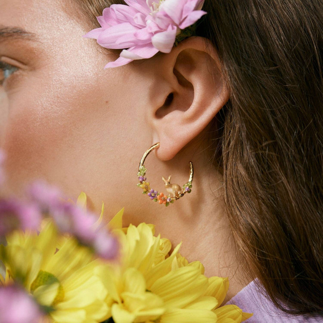 Flower Rabbit Hoops