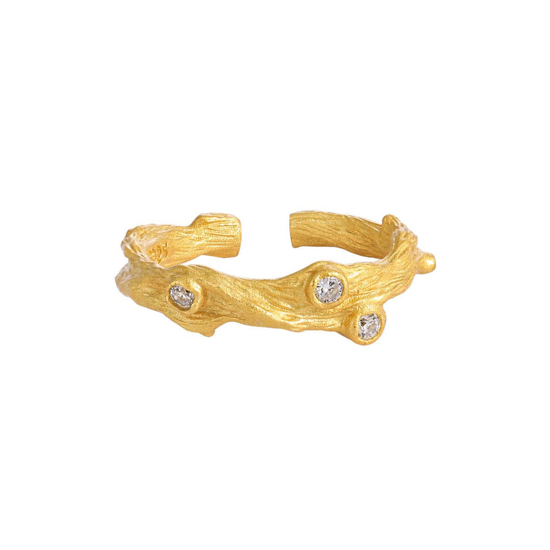 Esk Sterling Silver Gold Vermeil Ring